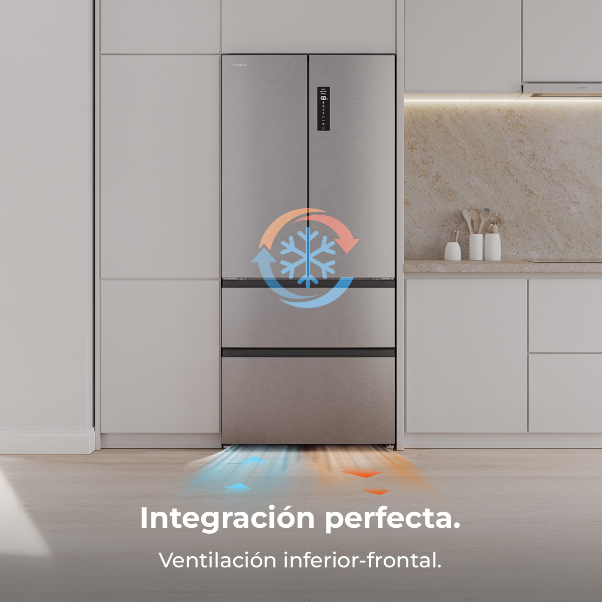 Bolero CoolMarket F2D 458 SBI Inox E | Envío, instalación y retirada RAEE gratis – foto detalle 1